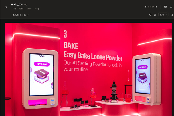 Huda Beauty Product Launch by Pinpoint