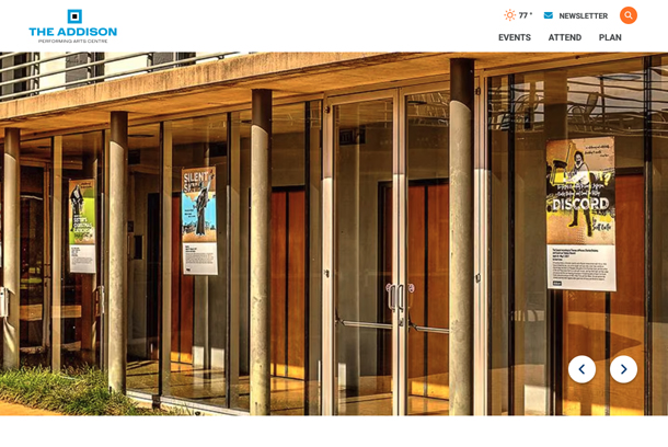 The Addison Performing Arts Centre Rebrand by The Barber Shop Marketing