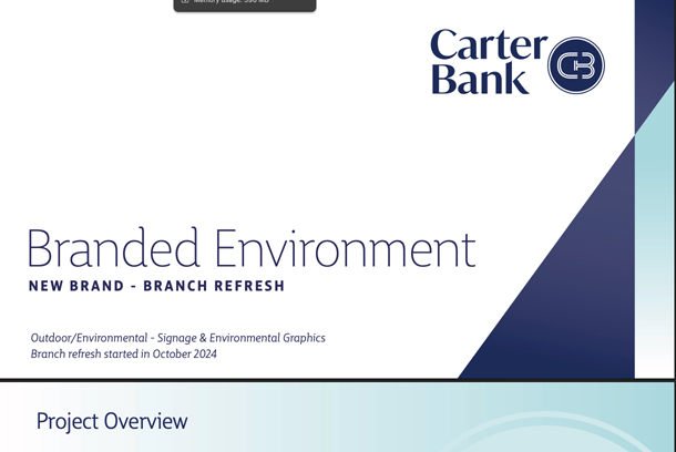 Carter Bank Branch Refresh by Strum Agency