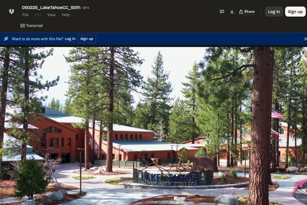 Lake Tahoe Community College Anniversary by GradComm