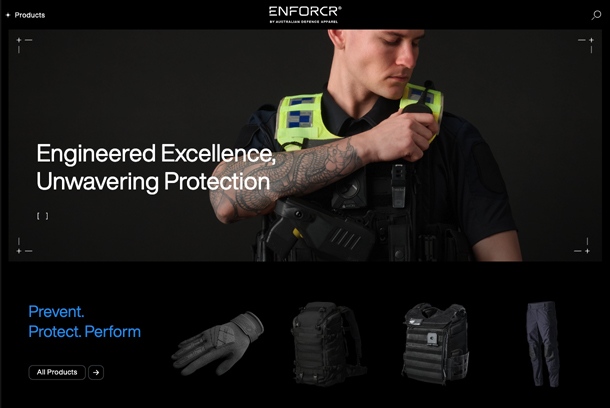 ENFORCR by Australian Defence Apparel by Blank Theory