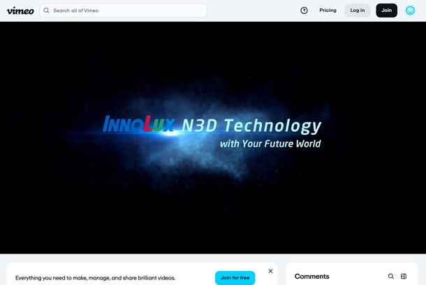 Innolux N3D Technology. Bring the Natural World to Your Sight by Department of Applied Arts, Fu Jen Catholic University