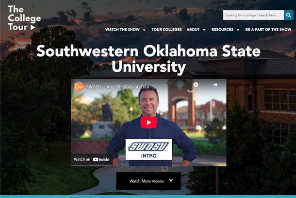 The College Tour: SWOSU – Your Future Starts Here by Southwestern Oklahoma State University