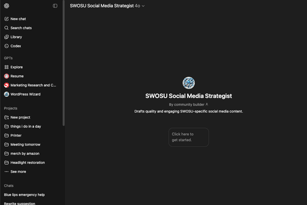 SWOSU’s Departmental Social Media Strategist: Tailored AI-Driven Content Calendars for Every Department by Southwestern Oklahoma State University