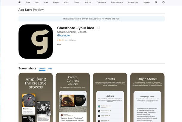 Ghostnote by Few – Digital Product Agency