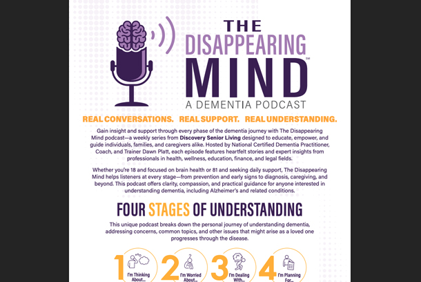 The Disappearing Mind by STAT Marketing a Division of Discovery Senior Living
