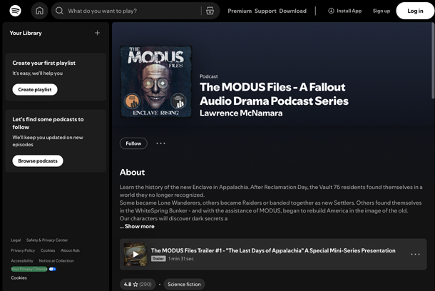 The MODUS Files - a Fallout Audio Drama Podcast by The MODUS Files