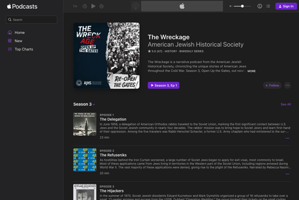 The Wreckage: Season 2 American Subversives by American Jewish Historical Society