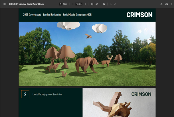 Landaal Social Launch Campaign by CRIMSON
