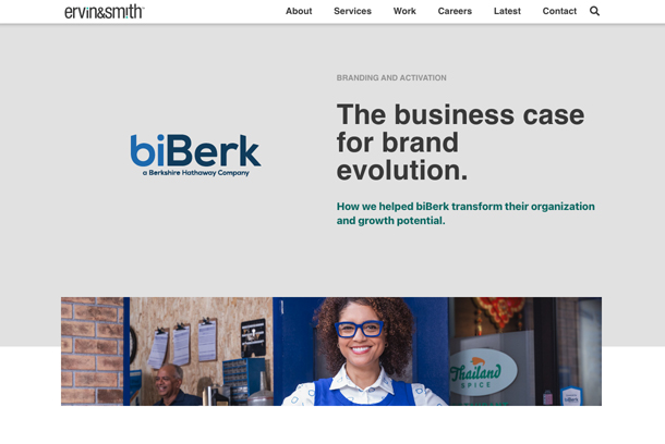 biBerk - The business case for brand evolution. by Ervin & Smith
