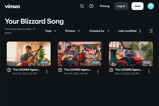 Texas Dairy Queen, Your Blizzard Song by The LOOMIS Agency