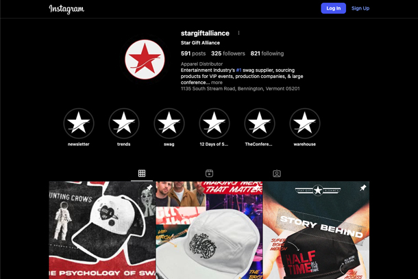 Star Gift Alliance Instagram by LSCC