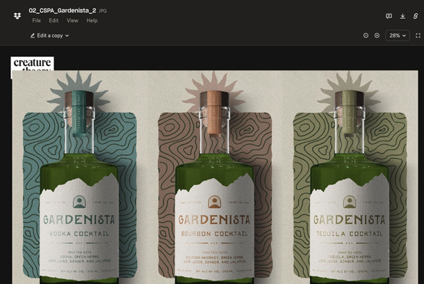 Gardenista RTD Cocktail Series by Creature Theory