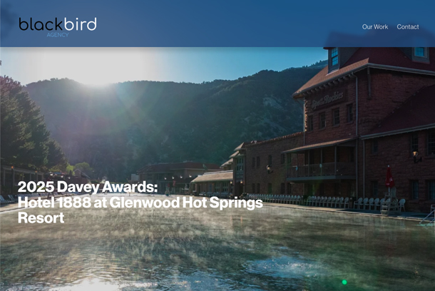 Glenwood Hot Springs Resort Hotel 1888 Historic Moment Campaign by Blackbird Agency