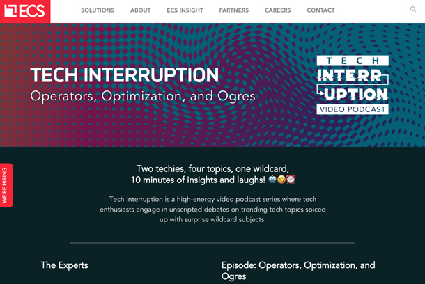 Tech Interruption by ECS