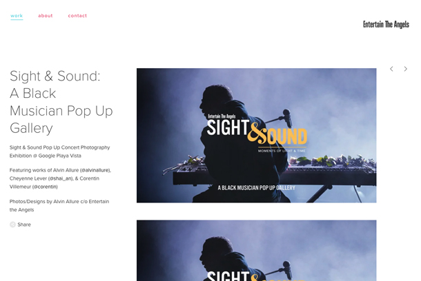 Sight & Sound: A Black Musician Pop Up Gallery (2025) by Entertain the Angels
