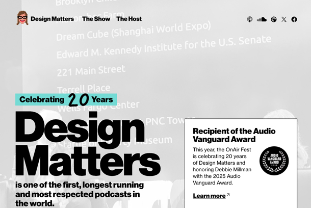 Design Matters with Debbie Millman by Design Matters Media, Inc.