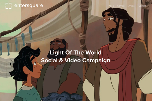 Light Of The World Social Campaign by Entersquare