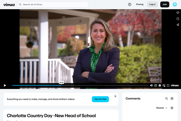 New Head of School by kim brattain media
