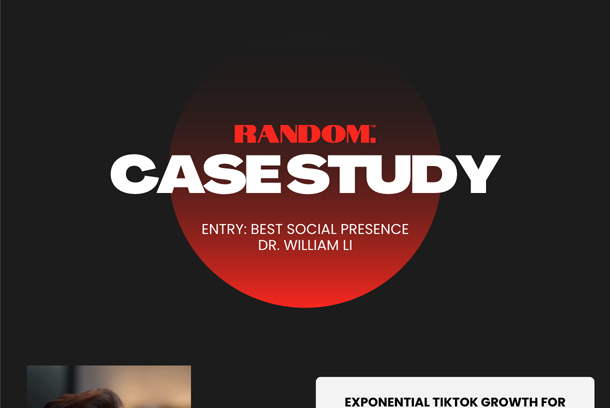 Exponential Organic Growth for Dr. William Li by That Random Agency