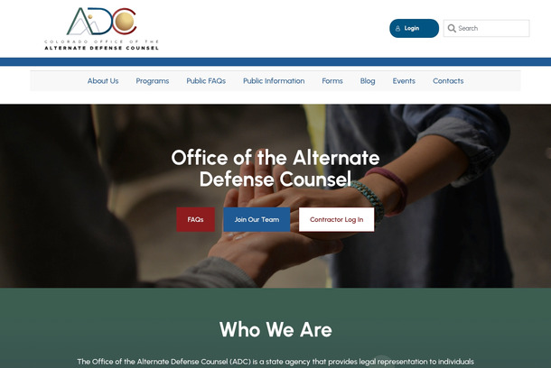 The Colorado Office of the Alternate Defense Counsel by AndiSites Inc.