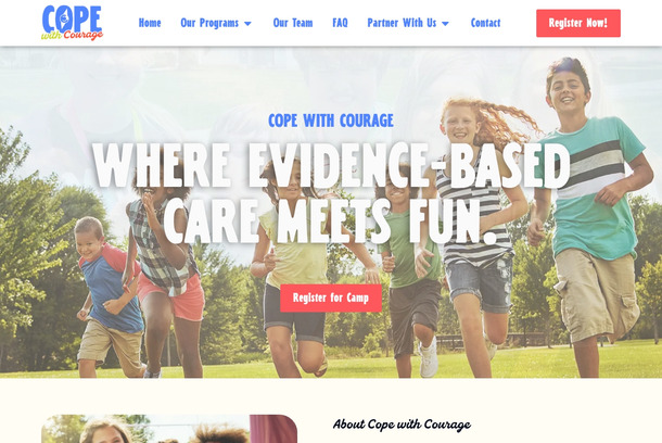 Cope with Courage Website by LSCC
