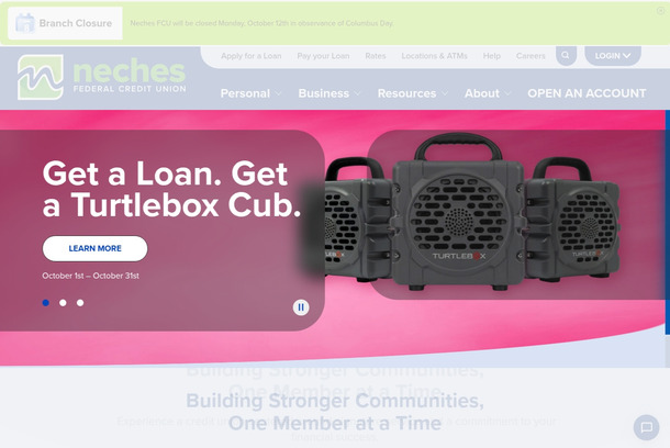 Neches FCU Website Redesign by PixelSpoke
