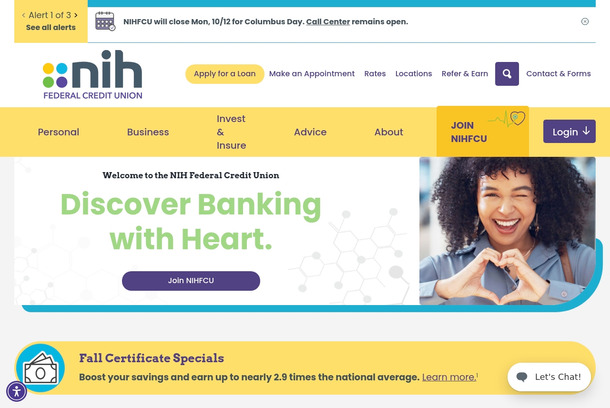 NIHFCU Website Redesign by PixelSpoke