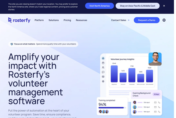 Amplifying Impact for Rosterfy's Volunteer Management Software. by Jaywing Australia (Frank Digital)