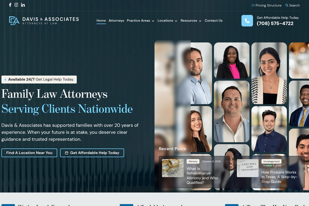 Davis & Associates Website by GAVL