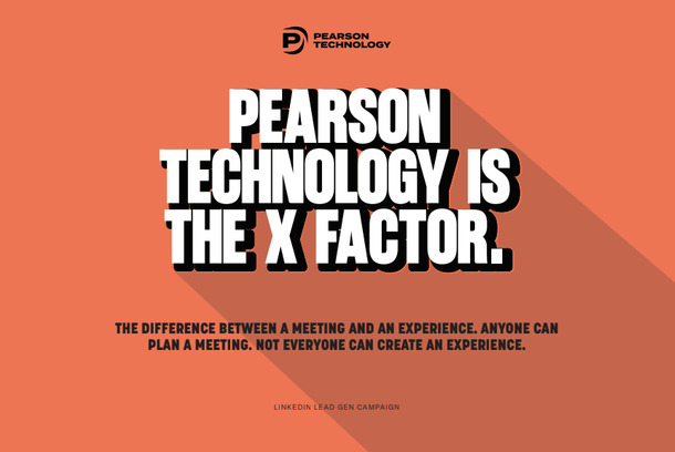 Pearson LinkedIn and Microsite by LSCC