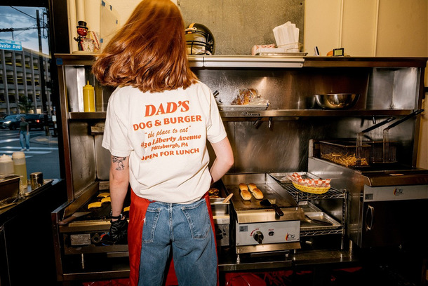 Dad's Dogs and Burgers by david kelly studio inc