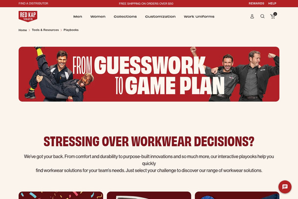Red Kap B2B Uniform Playbook Series by Point B Communications