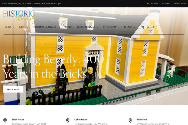 Historic Beverly Website by Comm.Ink