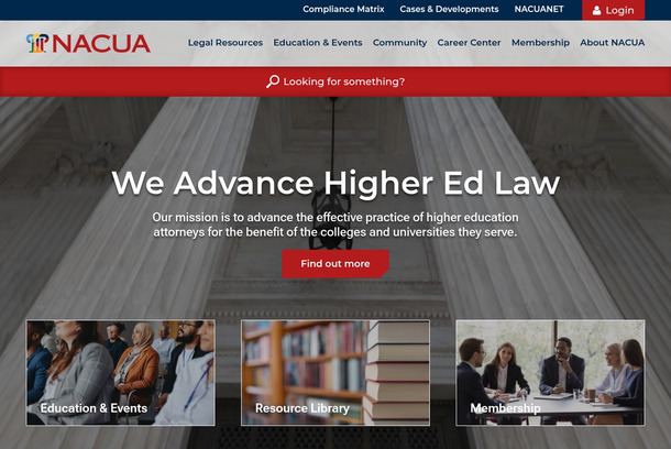 NACUA Website Redesign by Matrix Group International