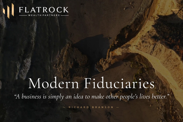 Flatrock Wealth Partners Visual Appeal by Lawton Marketing Group