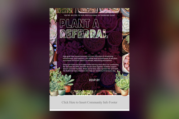 Plant a Referral by STAT Marketing a Division of Discovery Senior Living