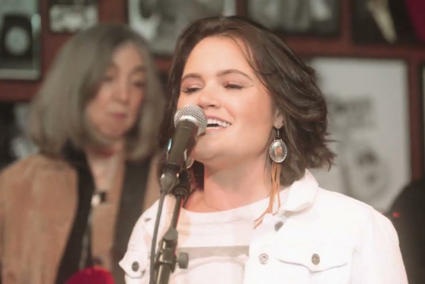 First Look at the cast of Music City: A New Musical performing "Smile" by The Pekoe Group