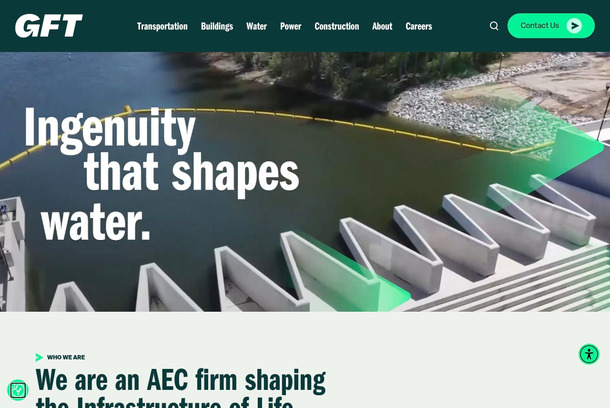GFT Infrastructure, Inc. Website by Halibut Blue