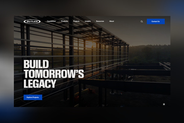 Butler Website by Bluescope Buildings North America