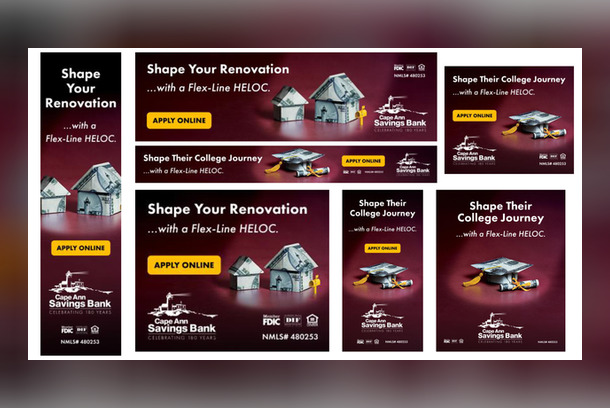 Cape Ann Savings Bank Flex-Line HELOC "Shape" Campaign by Sperling.