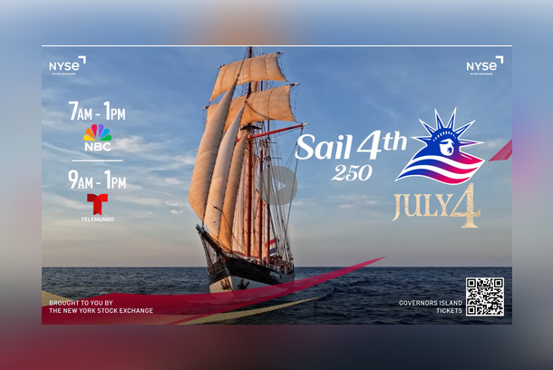 Sail4th 250 NYC Time Square NorthStar by NBC Arthouse