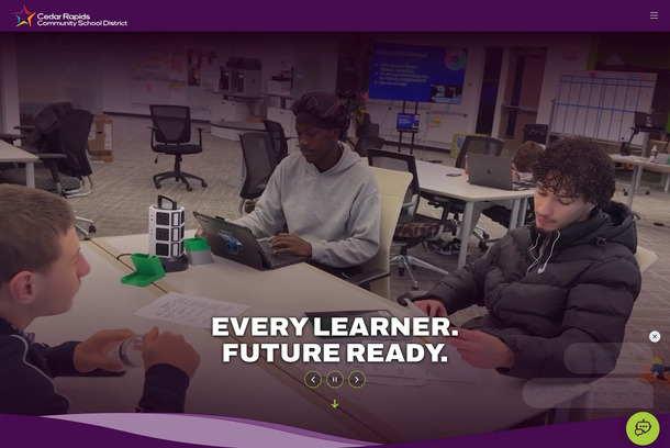 Cedar Rapids Community School District by Finalsite