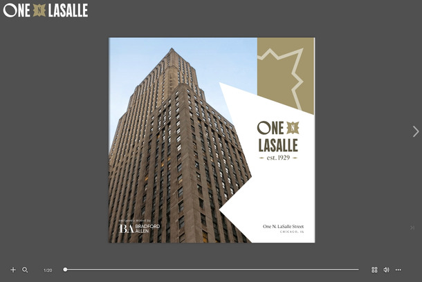 One N. LaSalle Property Logo & Rebrand by Bradford Allen