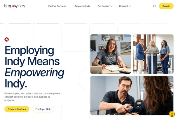 EmployIndy Website by THE PLAID AGENCY