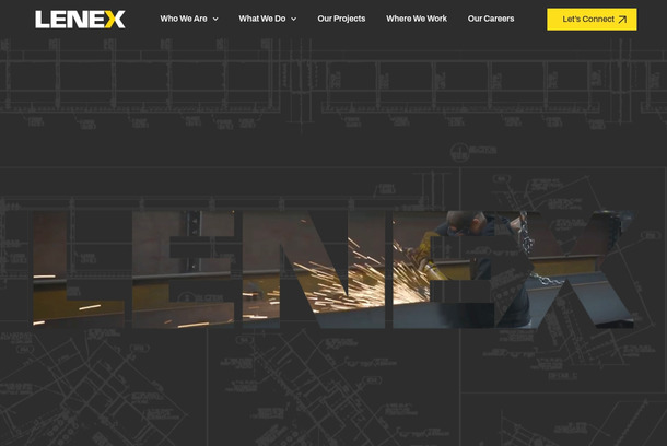 Lenex Steel Website by THE PLAID AGENCY