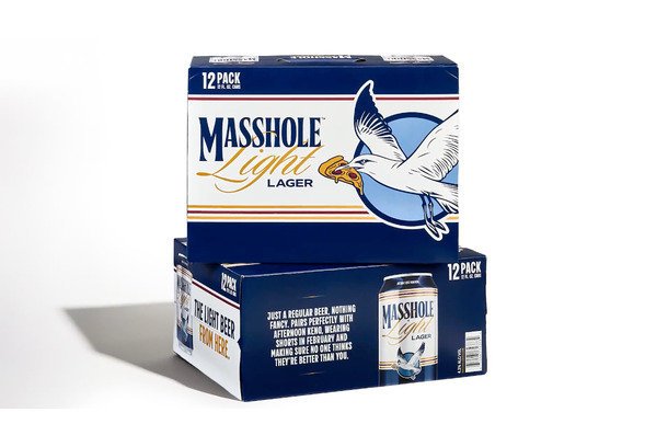 Masshole The Light Beer from Here by Copper Giants