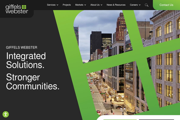 Giffels Webster Website by CRIMSON