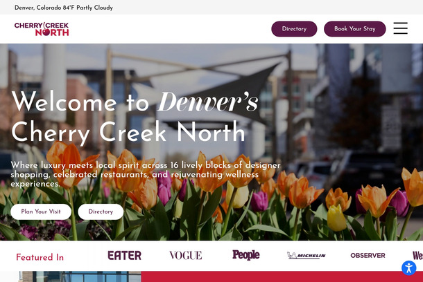 Cherry Creek North Website by Dean&Co.