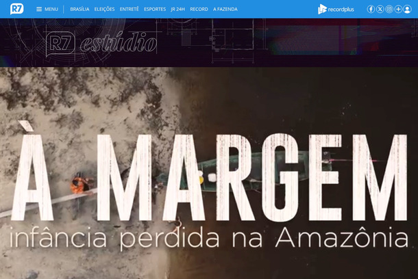 À Margem: Infância perdida na Amazônia by RADIO E TELEVISÃO RECORD SA